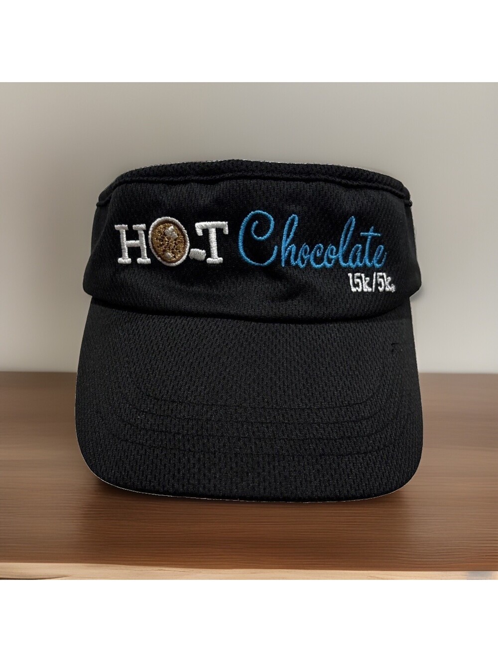 Hot Chocolate 15 K/5K Running Jogging Walking Marathon Sun Visor Cap